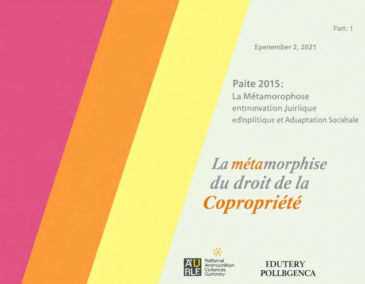 La Métamorphose du Droit de la Copropriété : Entre Innovation Juridique et Adaptation Sociétale