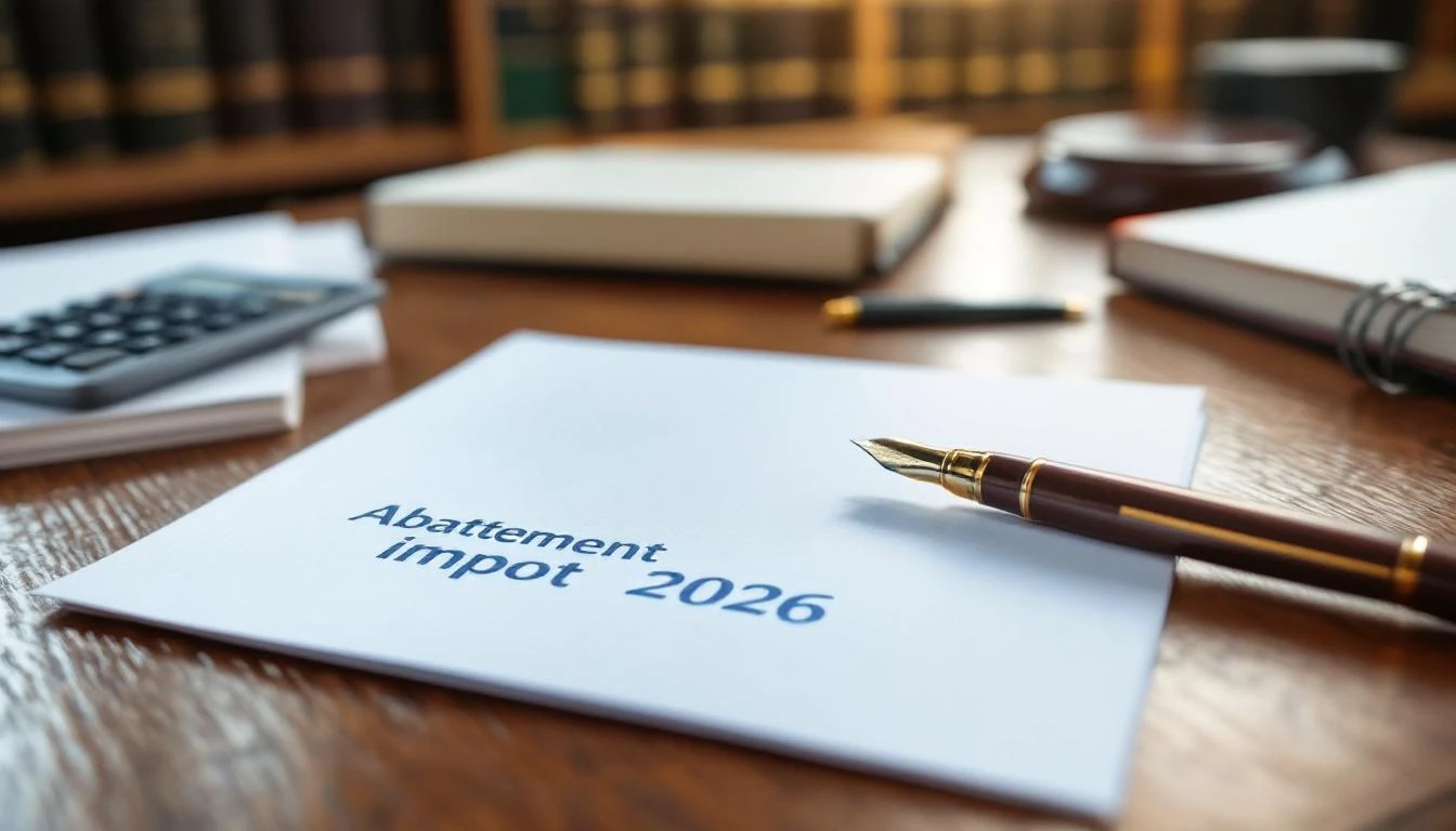 Abattement impot : quels taux en 2026